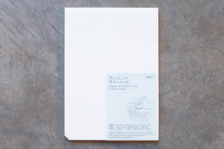 Midori - MD Paper Pad, A4 Grid - St. Louis Art Supply