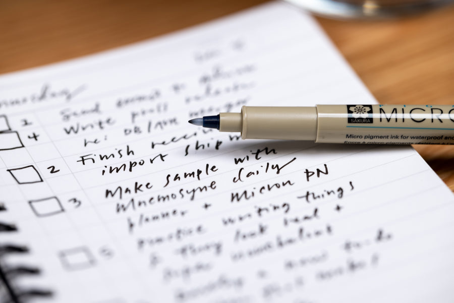 Micron PN Flexible Nib Pigment Pens