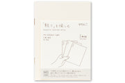 MD Notebook Light, A6 Blank, Set of 3