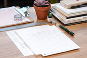 Midori - Dual-Tone Handwriting Paper Pad - St. Louis Art Supply