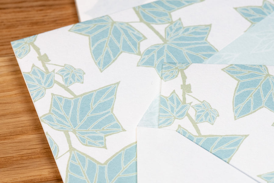 Midori - Letter Paper, Green Ivy, Lined - St. Louis Art Supply