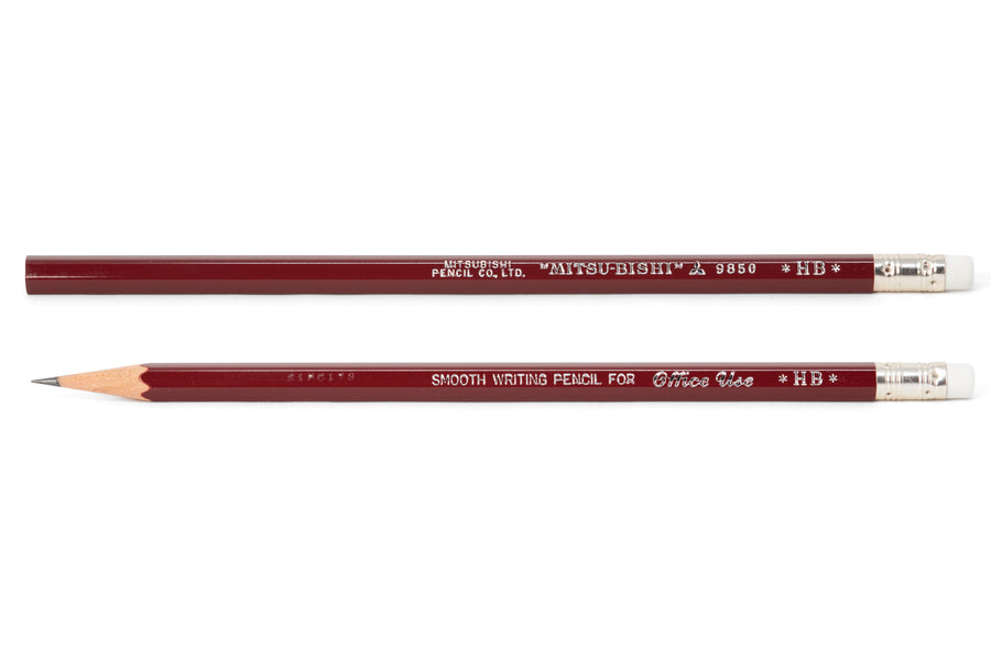 Mitsubishi Pencil Co. - Mitsubishi 9850 Pencil, HB, Set of 12 - St. Louis Art Supply
