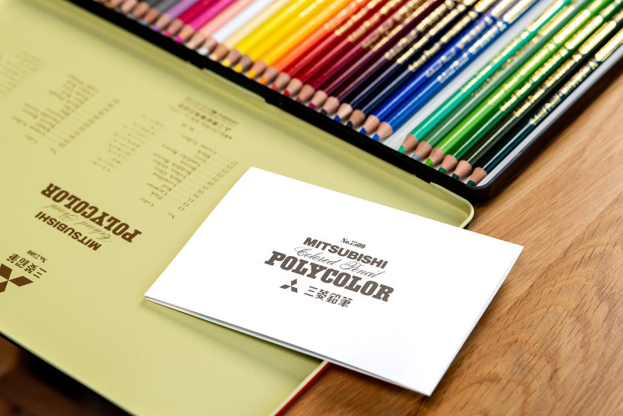 Mitsubishi Pencil Co. - Polycolor Colored Pencils, Set of 36 - St. Louis Art Supply