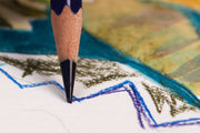 Uni Watercolor Pencils, #801 White