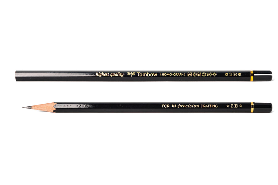 Tombow - MONO 100 Pencil, 2B, Set of 12 - St. Louis Art Supply