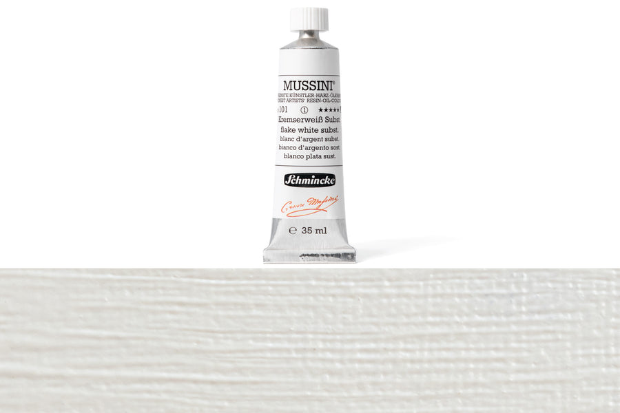 Schmincke - Mussini Oil Colors, 35 mL, #101 Flake White Substitute - St. Louis Art Supply