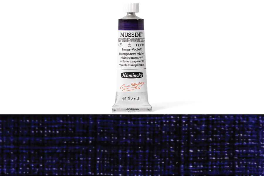 Schmincke - Mussini Oil Colors, 35 mL, #473 Transparent Violet - St. Louis Art Supply