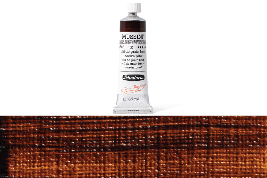 Schmincke - Mussini Oil Colors, 35 mL, #662 Brown Pink - St. Louis Art Supply
