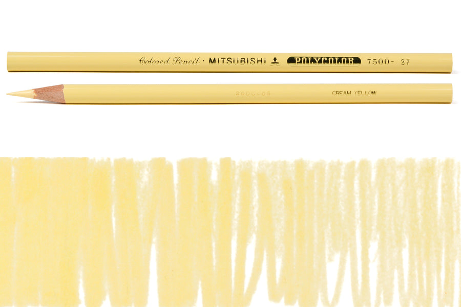 Polycolor Colored Pencils, #27 Cream Yellow