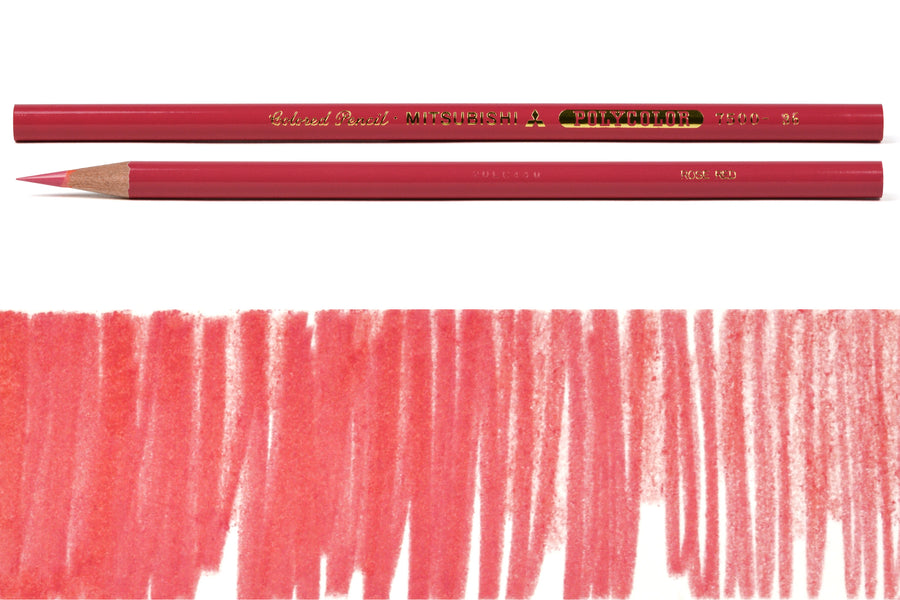 Polycolor Colored Pencils, #36 Rose Red