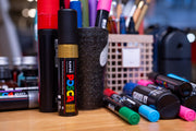 Uni POSCA Paint Markers, Medium Tip (PC-5M), Set of 16