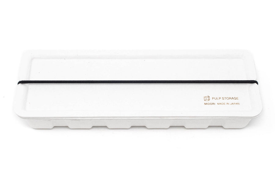 Midori - Pulp Storage Pen Case, White - St. Louis Art Supply