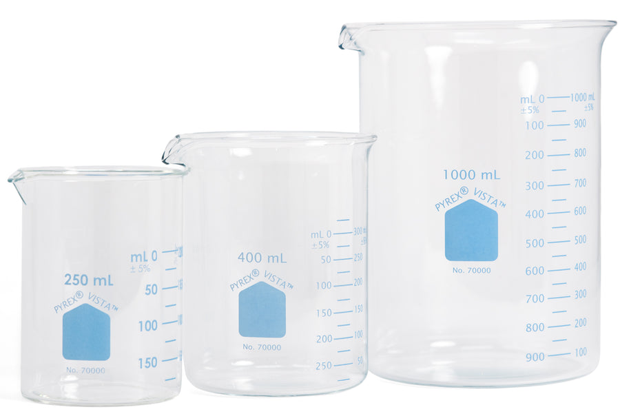 Pyrex - Pyrex Vista Low Form Beaker, 250 mL - St. Louis Art Supply