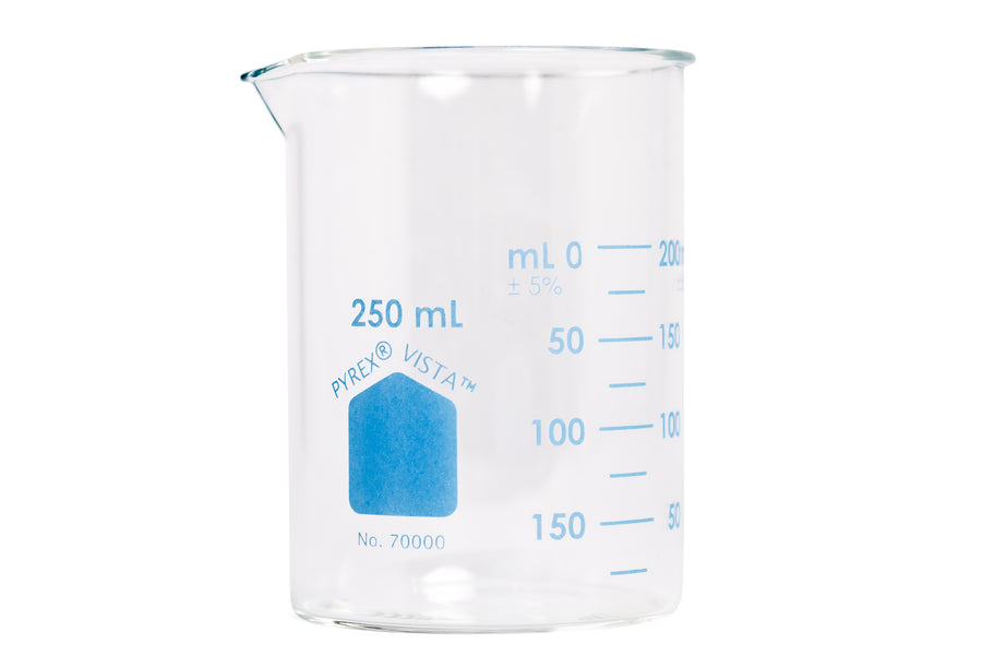 Pyrex - Pyrex Vista Low Form Beaker, 250 mL - St. Louis Art Supply