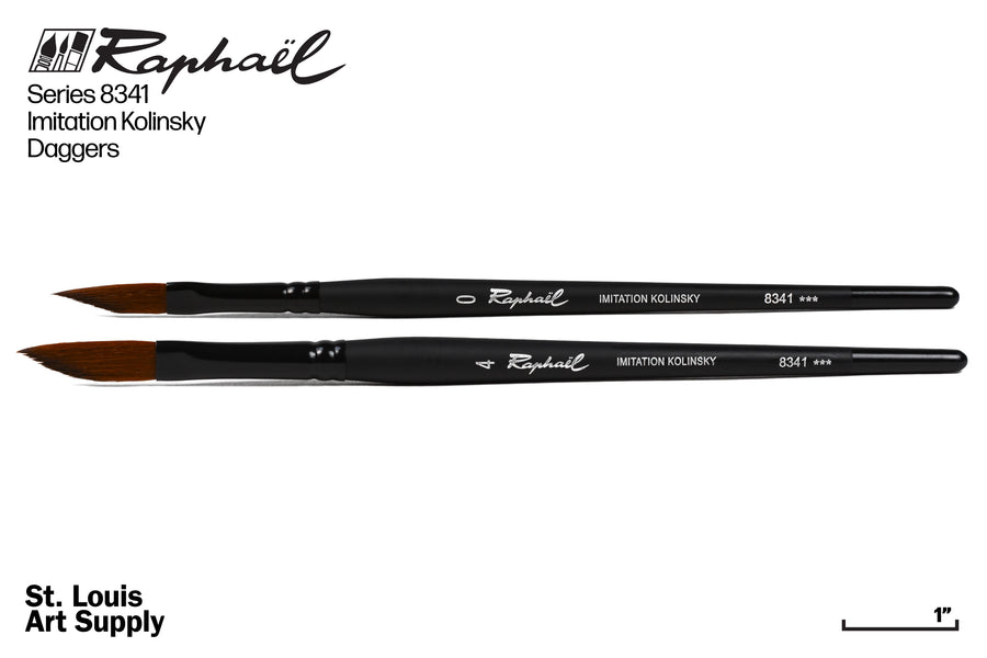 Synthetic Kolinsky Watercolor Brushes