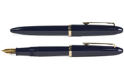 Sailor - Fude DE Mannen 1911 Fountain Pen, Navy/Gold - St. Louis Art Supply