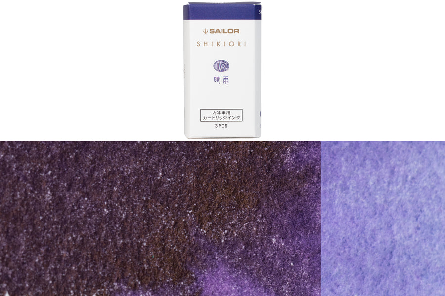 Shikiori Fountain Pen Ink Cartridges, #201 Shigure (Winter Rain)