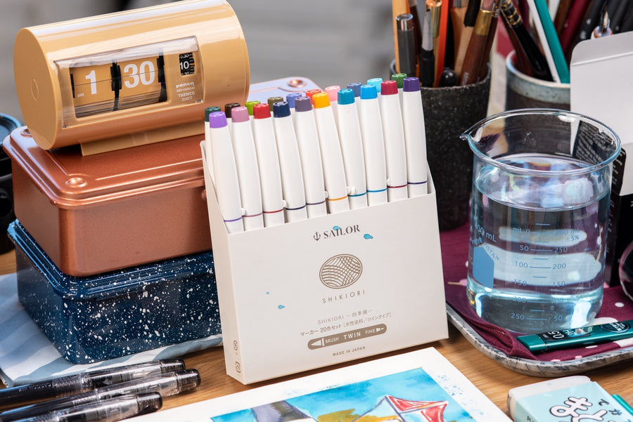 Sailor - Shikiori Brush Pens, #213 Fujisugata (Wisteria) - St. Louis Art Supply
