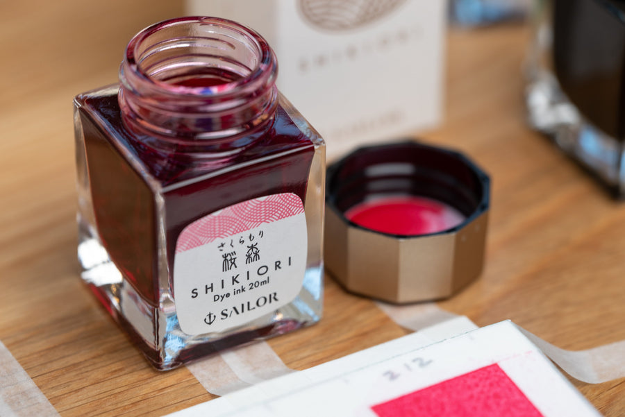 Sailor - Shikiori Fountain Pen Ink, 20 mL, #215 Kinmokusei (Fragrant Olive) - St. Louis Art Supply