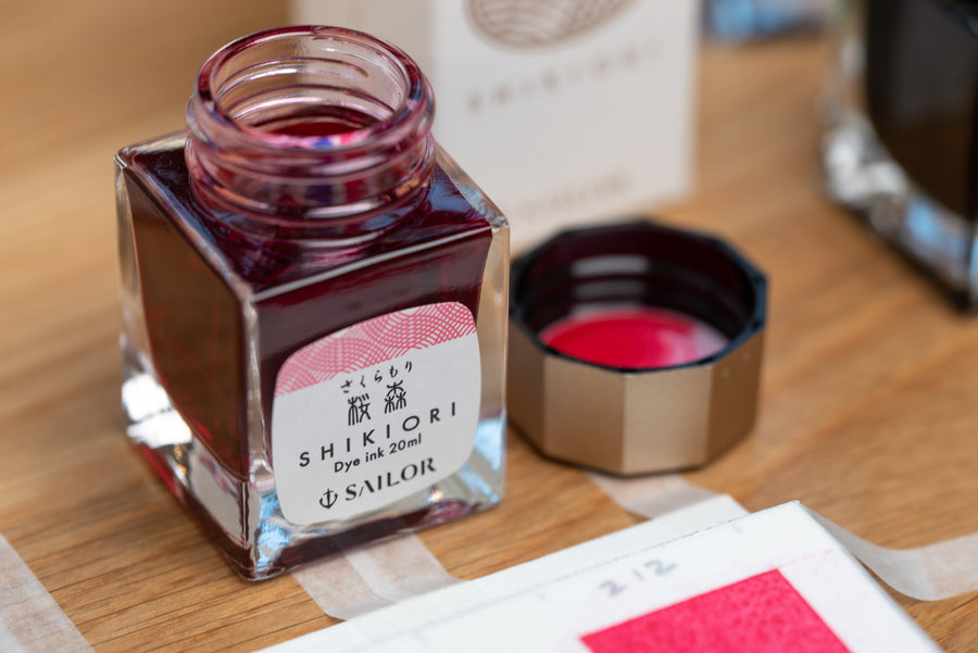 Sailor - Shikiori Fountain Pen Ink, 20 mL, #201 Shigure (Winter Rain) - St. Louis Art Supply