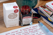 Sailor - Shikiori Fountain Pen Ink, 20 mL, #215 Kinmokusei (Fragrant Olive) - St. Louis Art Supply