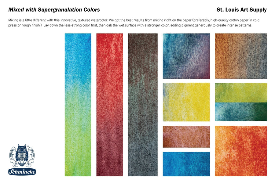 Schmincke - Supergranulation Watercolor Half Pan, #964 Glacier Brown - St. Louis Art Supply