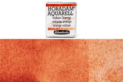 Schmincke - Supergranulation Watercolor Half Pan, #912 Volcano Orange - St. Louis Art Supply