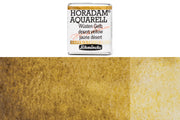 Schmincke - Supergranulation Watercolor Half Pan, #921 Desert Yellow - St. Louis Art Supply