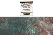 Schmincke - Supergranulation Watercolor Half Pan, #924 Desert Green - St. Louis Art Supply