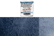 Schmincke - Supergranulation Watercolor Half Pan, #952 Deep Sea Indigo - St. Louis Art Supply