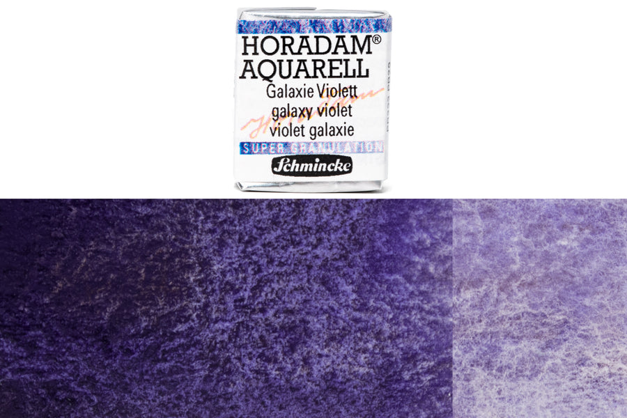 Schmincke - Supergranulation Watercolor Half Pan, #972 Galaxy Violet - St. Louis Art Supply
