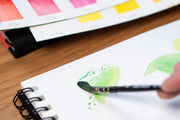 Schmincke - Akademie Watercolor Half Pan, #553 Permanent Green - St. Louis Art Supply