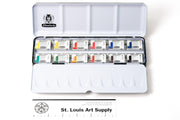 Schmincke - Akademie Watercolors, Set of 12 Full Pans - St. Louis Art Supply
