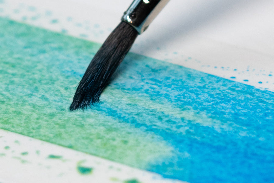 Schmincke - Supergranulation Watercolor Half Pan, #961 Glacier Blue - St. Louis Art Supply