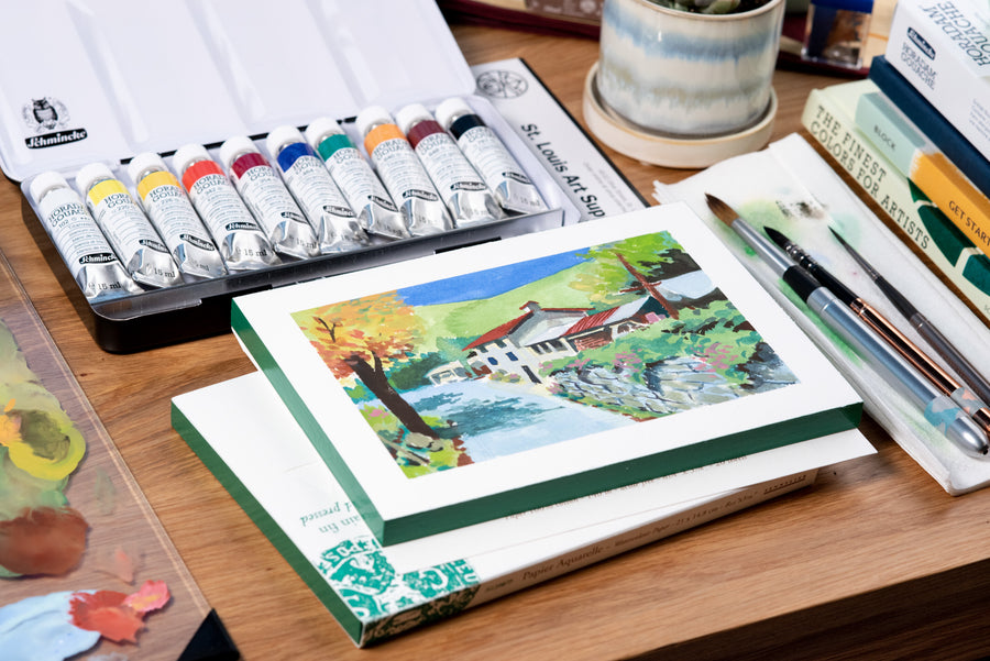 Schmincke - Horadam Gouache, Set of 10 with Travel Box - St. Louis Art Supply