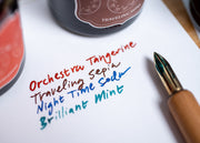 Taisho Roman Fountain Pen Ink, Traveling Sepia