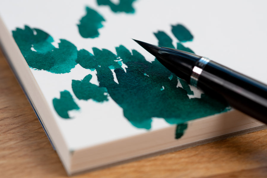 Teranishi - Taisho Roman Fountain Pen Ink, Lady Emerald - St. Louis Art Supply