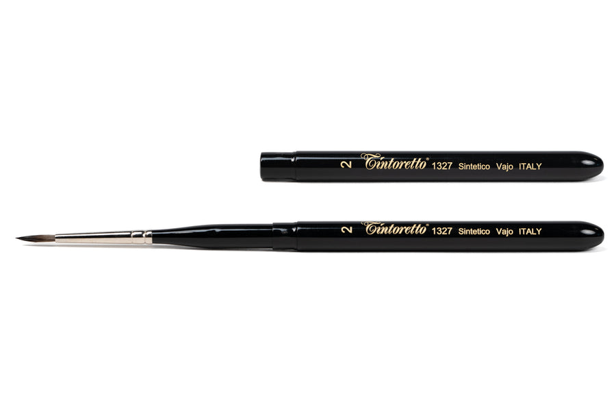 Tintoretto Watercolor Travel Brush, Synthetic Squirrel