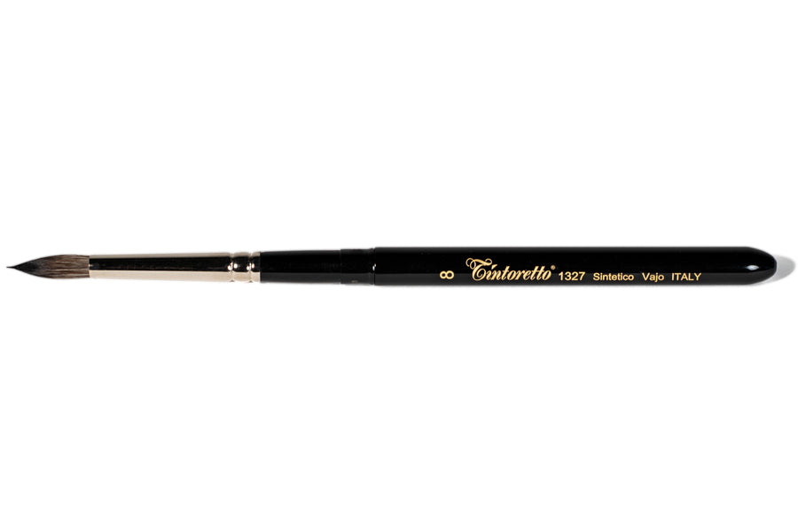 Tintoretto Watercolor Travel Brush Set, Synthetic Squirrel