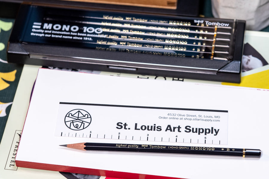 Tombow - MONO 100 Pencil, 2B, Set of 12 - St. Louis Art Supply