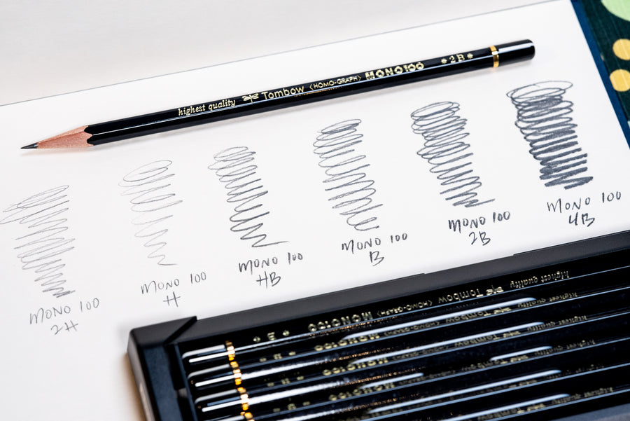 Tombow - MONO 100 Pencil, 2H, Set of 12 - St. Louis Art Supply