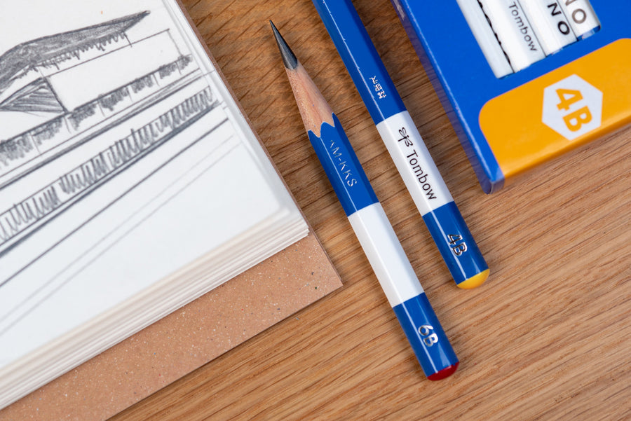 Tombow - MONO Calligraphy Pencil, 4B, Box of 12 - St. Louis Art Supply