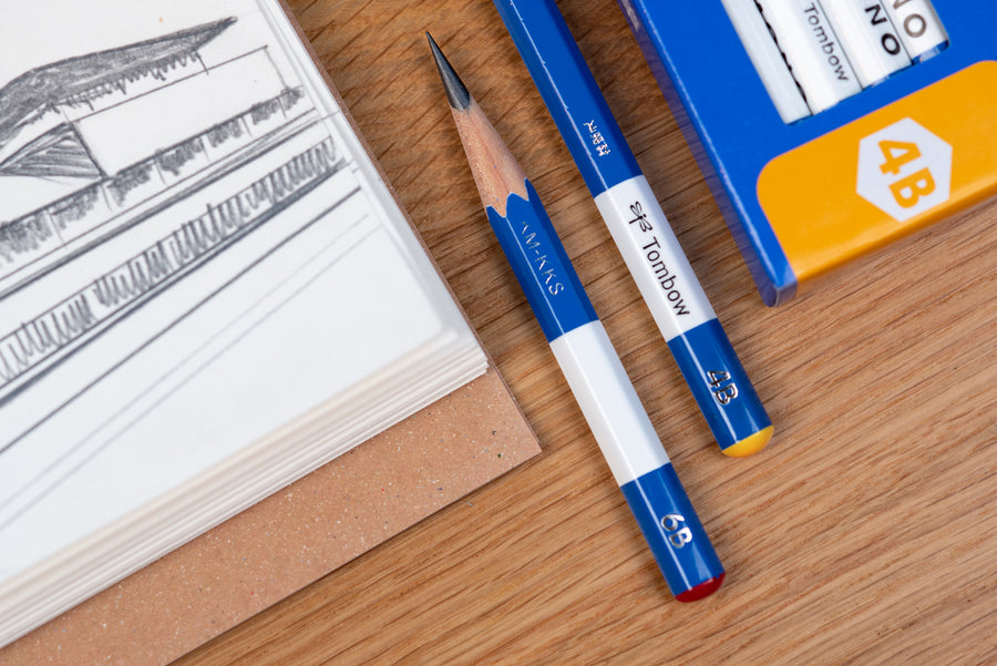 Tombow - MONO Calligraphy Pencil, 4B, Single - St. Louis Art Supply