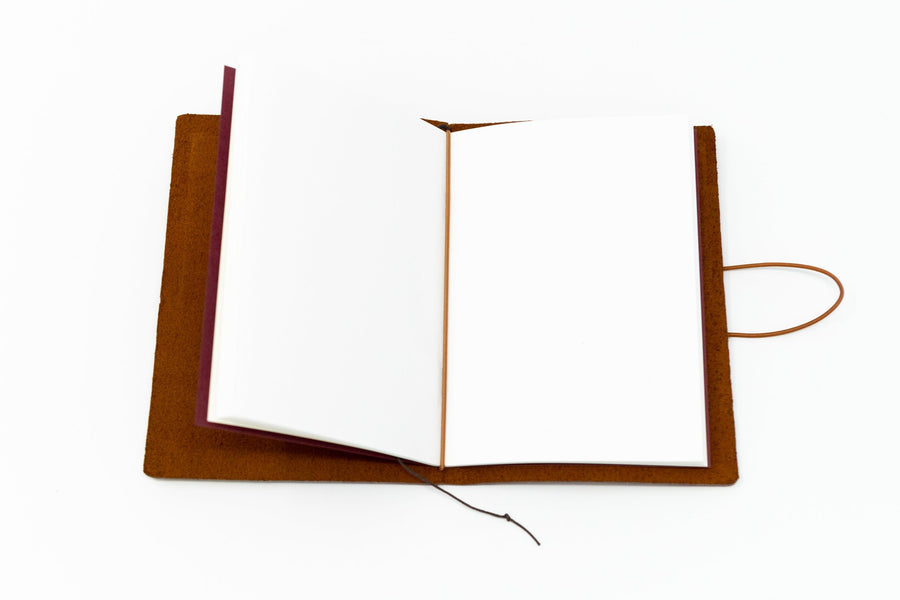 Traveler's Notebook Starter Set, Passport Size, CamelTraveler's Company 