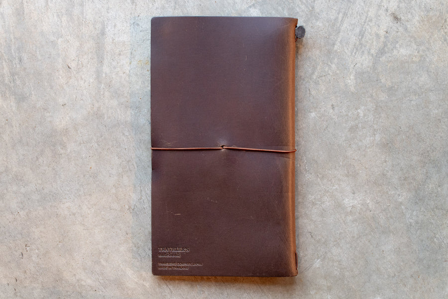 Traveler's Notebook Starter Set, Regular Size, Brown - St. Louis Art Supply