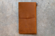 Traveler's Notebook Starter Set, Regular Size, Camel - St. Louis Art Supply