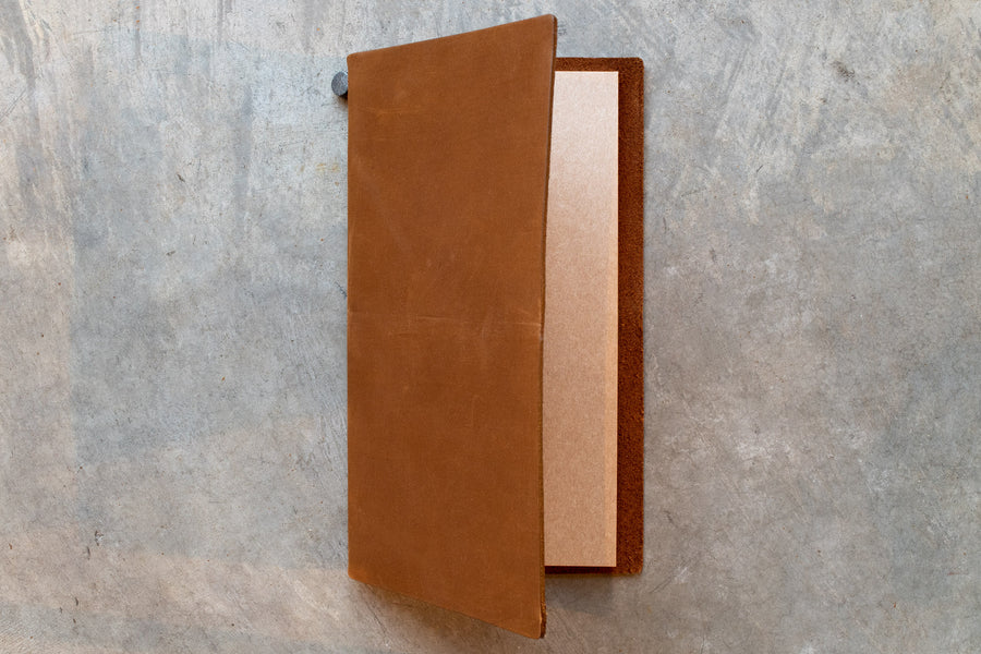Traveler's Notebook Starter Set, Regular Size, Camel - St. Louis Art Supply